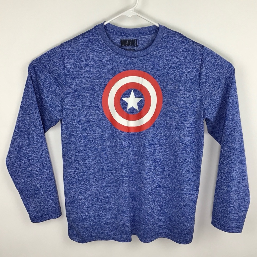 Marvel Captain America men’s long sleeve tee shirt large
